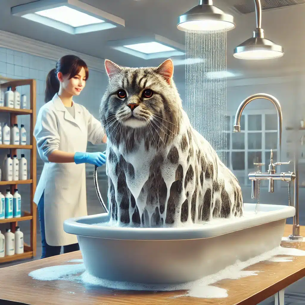 купання великих котів